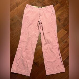Vintage Oobe Pink Pants with white stripes Size 6